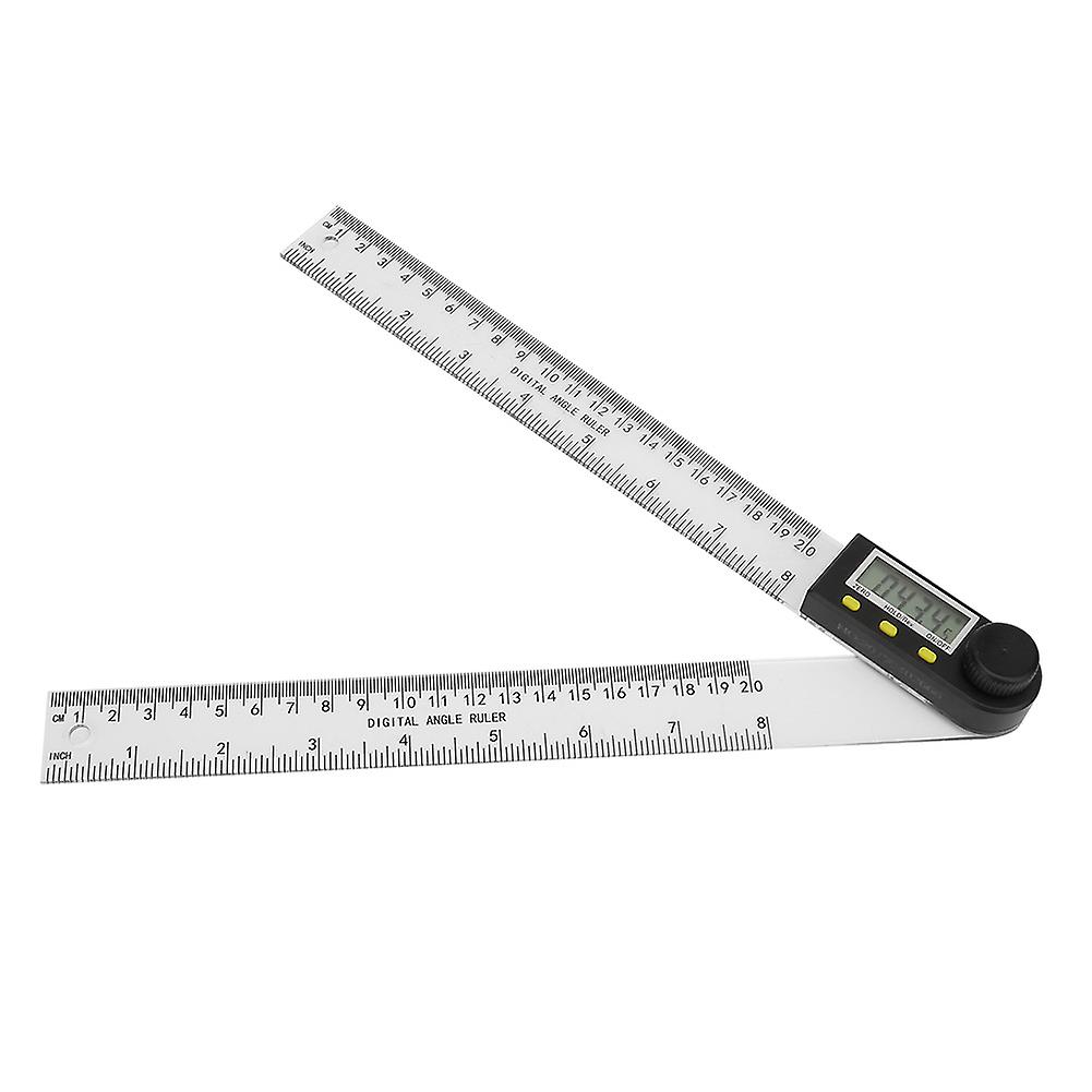 Pvc 0-200mm Electronic Digital Protractor Goniometer Angle Finder Gauge Ruler