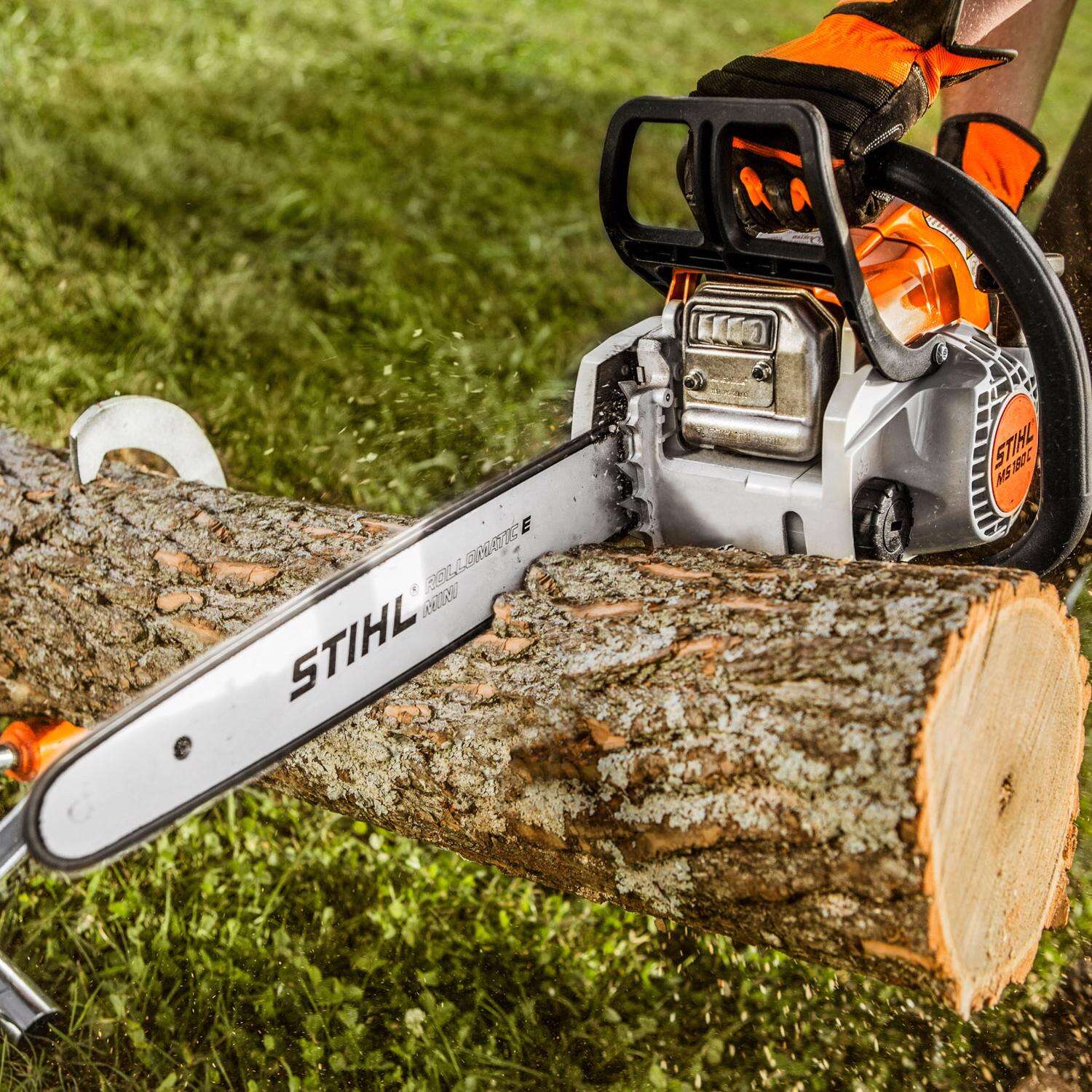 STIHL Gas Chainsaw MS 180 C-BE 16in. 31.8cc， Tool Only