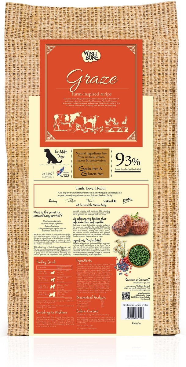 Wishbone Graze Grain-Free Dry Dog Food