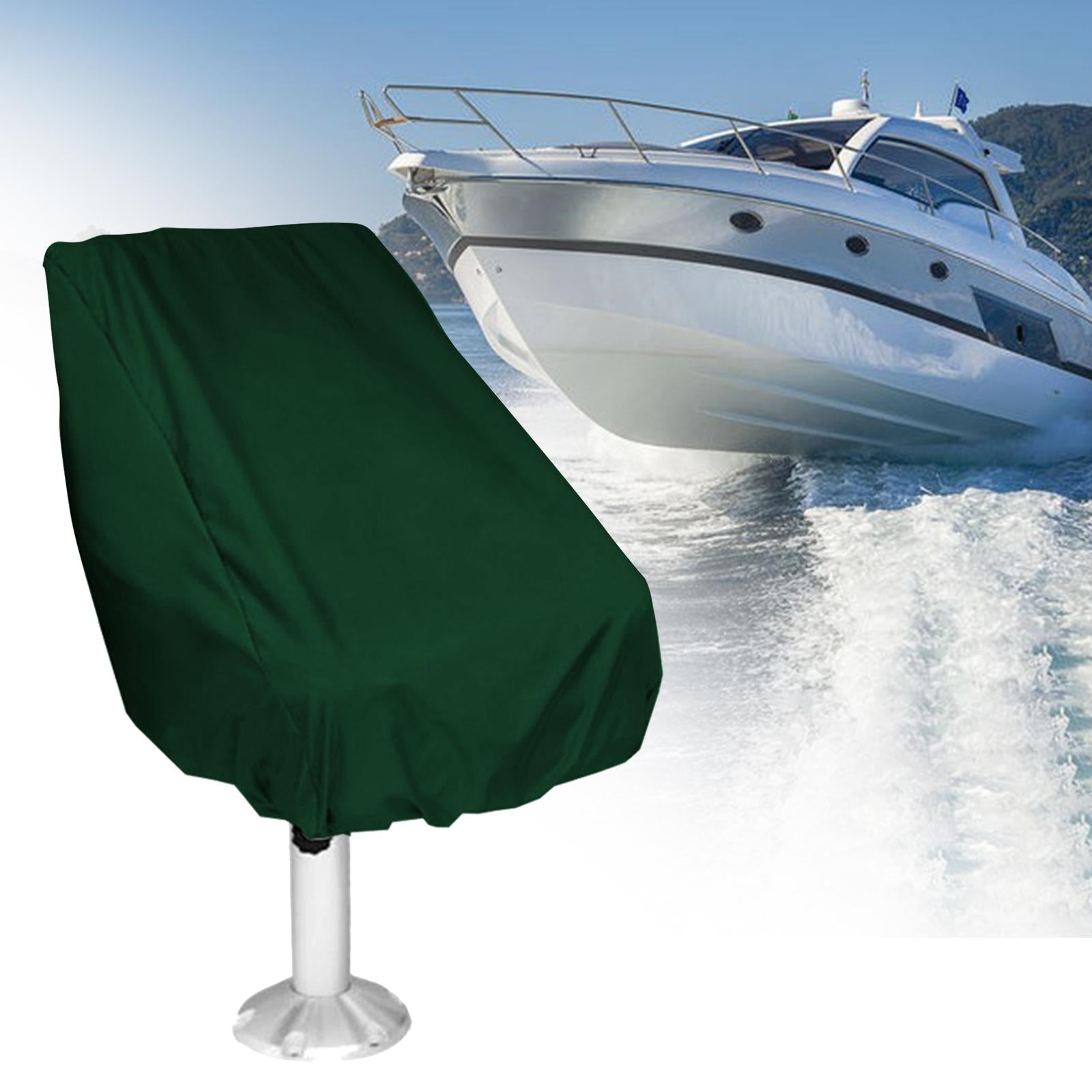 Boat Seat Cover， Waterproof Heavy Duty Weather Resistant Pontoon Boat Cover Seats Pedestal 210D Oxford Cloth Helm Protective