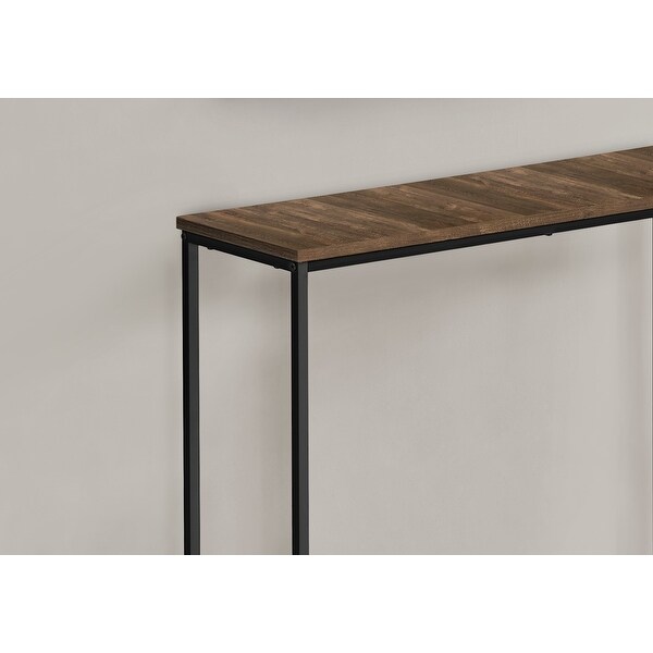 Accent Table， Console， Entryway， Narrow， Sofa， Living Room， Bedroom， Metal， Laminate， Contemporary， Modern