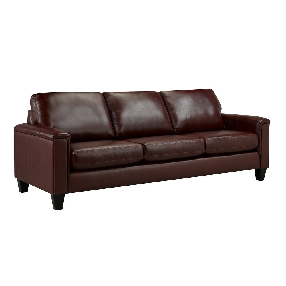 Auckland Top Grain Leather Sofa and Armchair Set