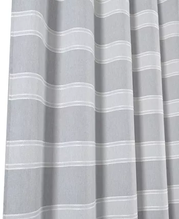 Dainty Home Madison Striped 70 x 72 Shower Curtain