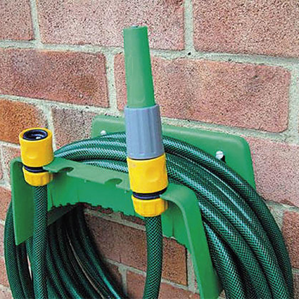 WOXINDA Wall Mounted Garden Hose Pipe Cable Hanger Tidy Bracket -Shed Rack Fence Holder