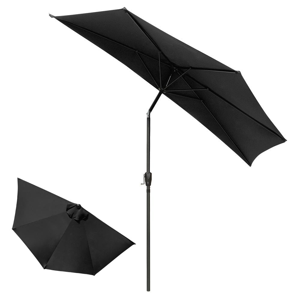 Yescom 10 ft Patio Outdoor Market Half Tilt Umbrella