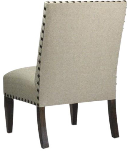 Side Chair Linen Hardwood Maple   Transitional   Dining Chairs   by EuroLuxHome  Houzz