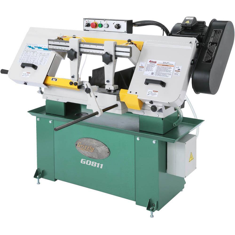 Grizzly Industrial 9 in. x 16 in. Metal-Cutting Bandsaw G0811