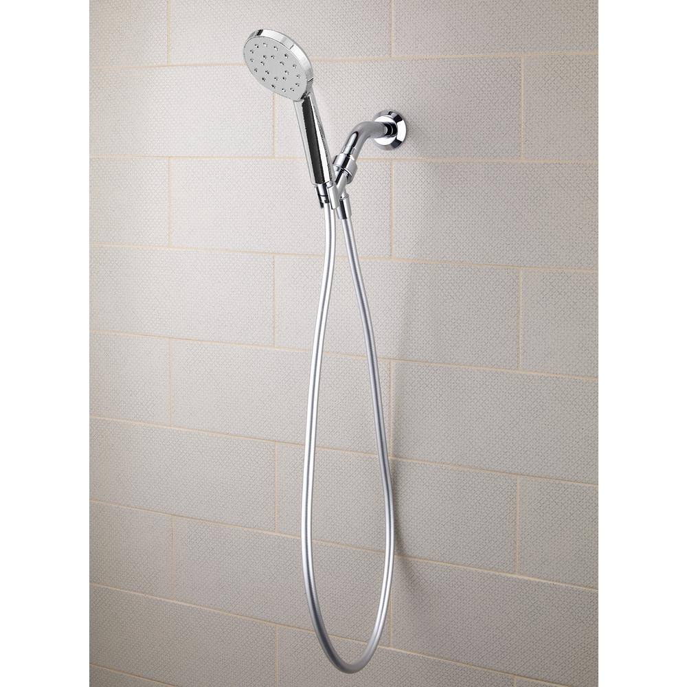 Methven Kiri 1-Spray 6 in. Single Wall Mount Handheld Shower Head in Chrome KRHSCPUS