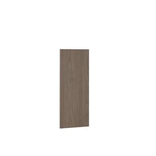 Hampton Bay Designer Series 0.75x30x12 in. Edgeley Decorative End Panel in Driftwood D1230-EDDW