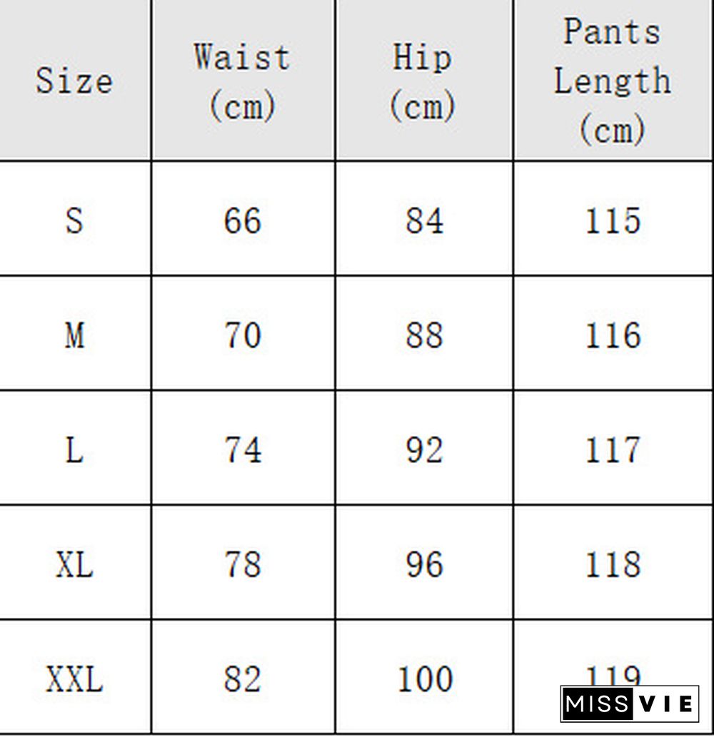 High Waist Solid Elastic Waist Flare Pants