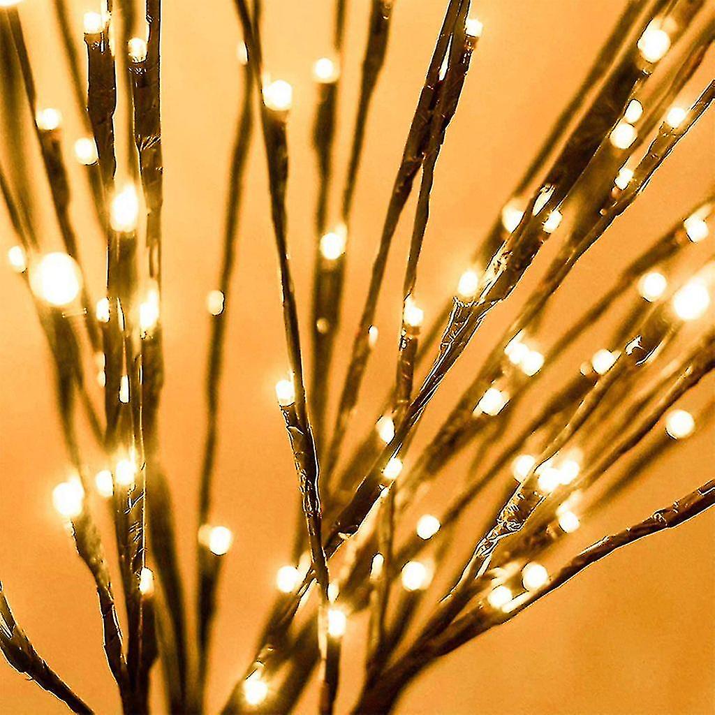 3pcs 60 Leds Light Tree Branches Lights Warm White Branches Lamp For Home Room Vase Decoration