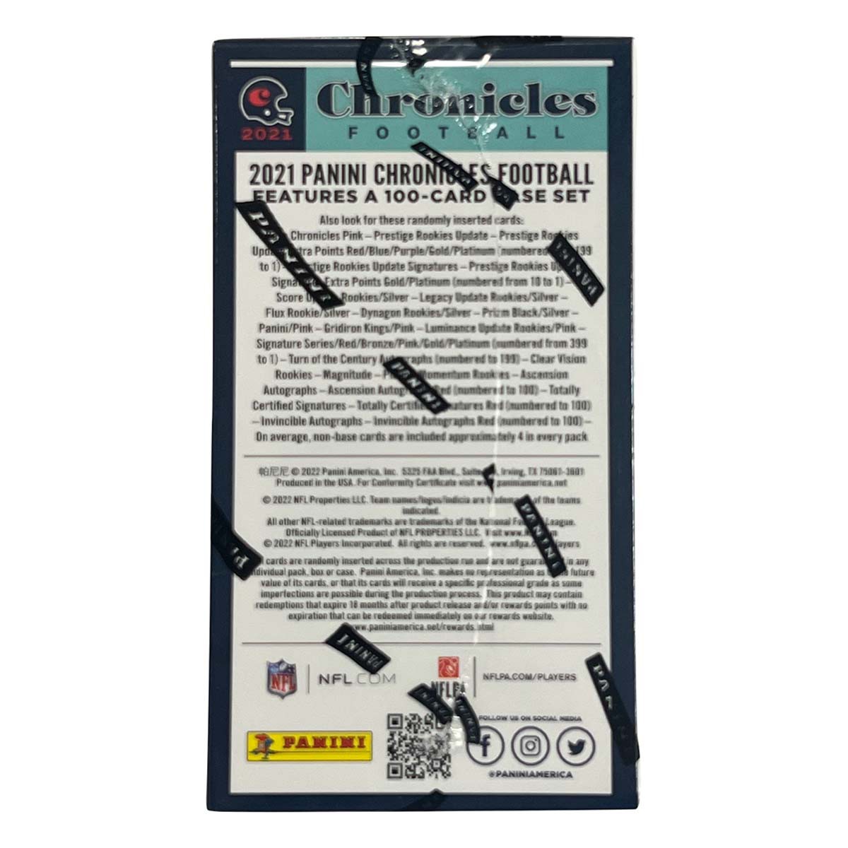 2021 Panini NFL Chronicles 42 Trading Card Blaster Pack