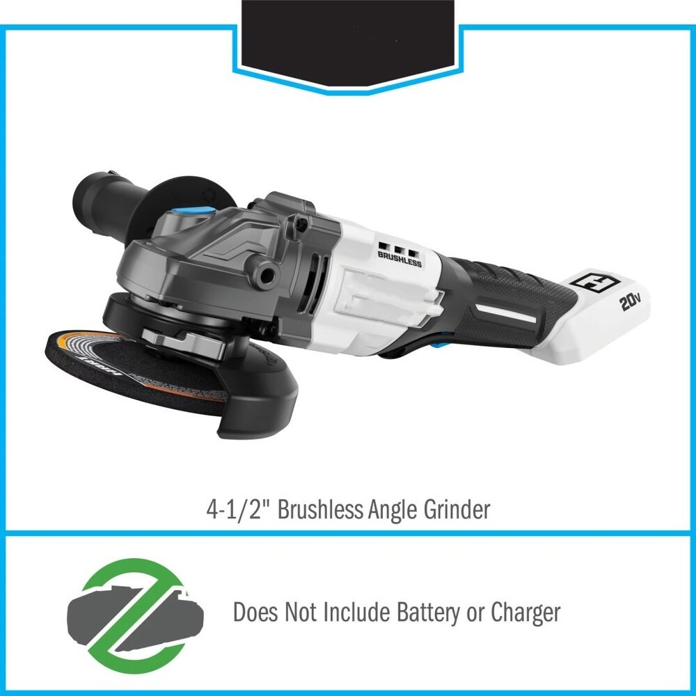 20 Volt Brushless 4 1/2 Inch Angle Grinder