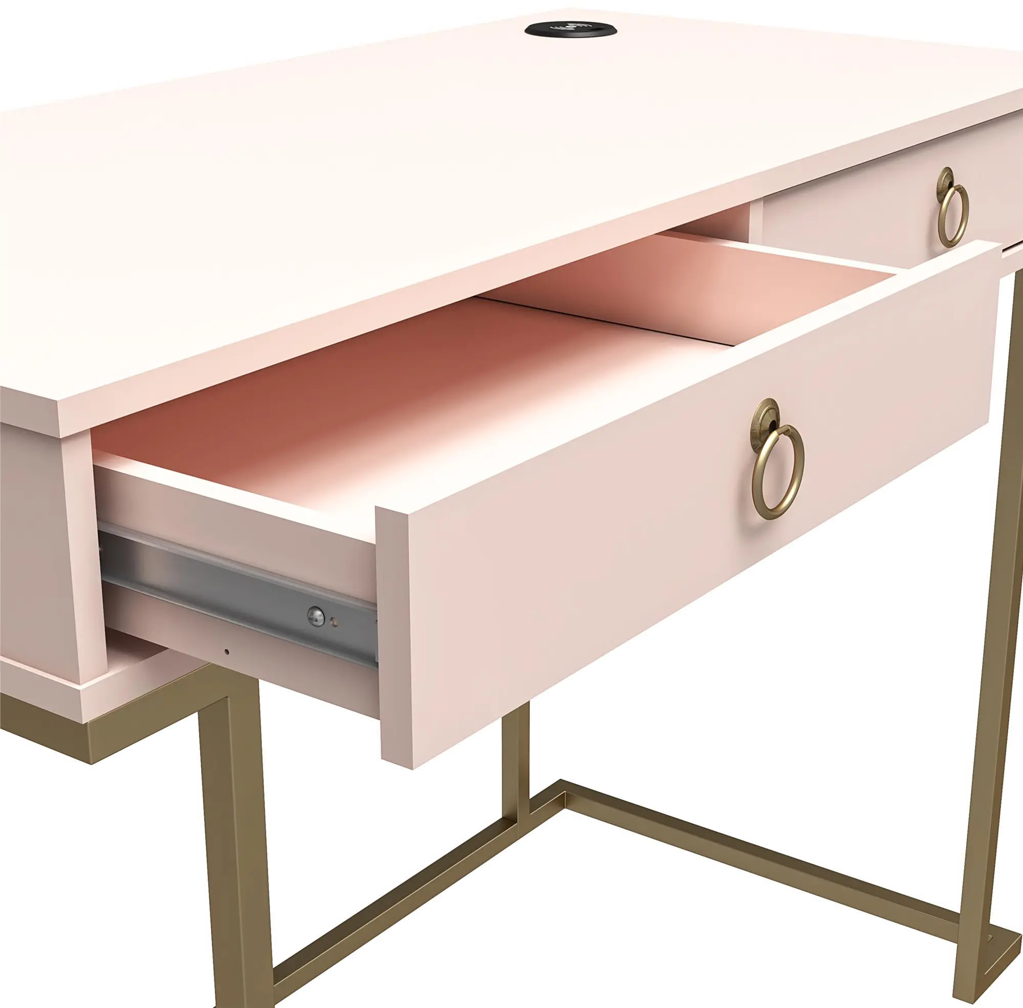 Camila Pink Writing Desk