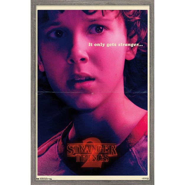 Trends International Netflix Stranger Things Season 2 Eleven Framed Wall Poster Prints