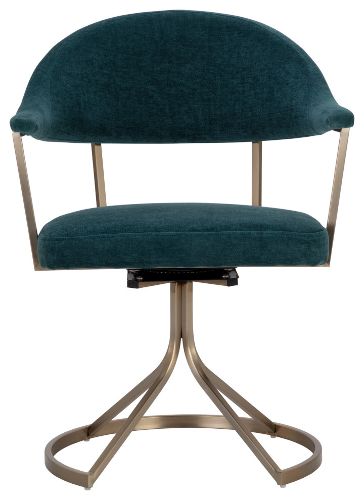 Bexley Swivel Dining Chair   Contemporary   Dining Chairs   by Sunpan Modern Home  Houzz