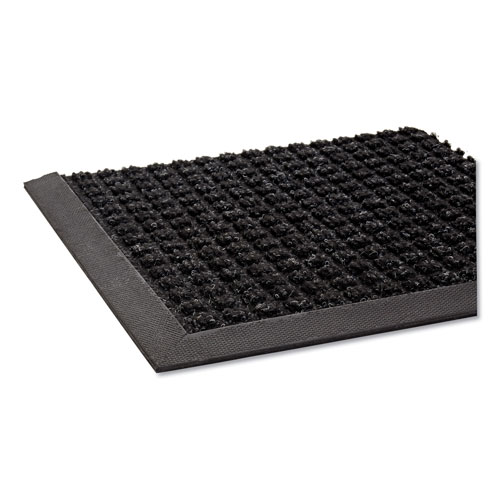 Crown Mats and Matting Super-Soaker Wiper Mat with Gripper Bottom | Polypropylene， 36 x 120， Charcoal | CWNSSR310CH