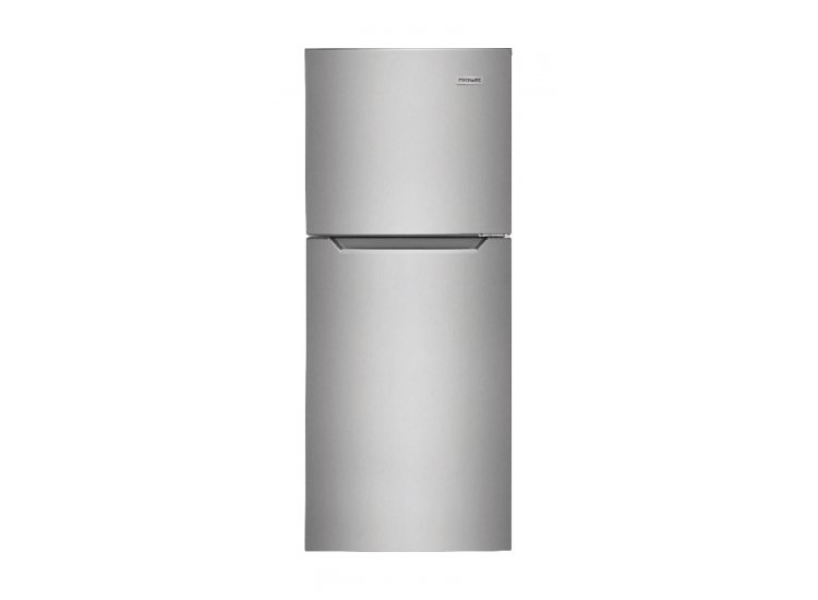 Frigidaire ADA 10.1 Cu. Ft. Brushed Steel Top Freezer Apartment-Size Refrigerator