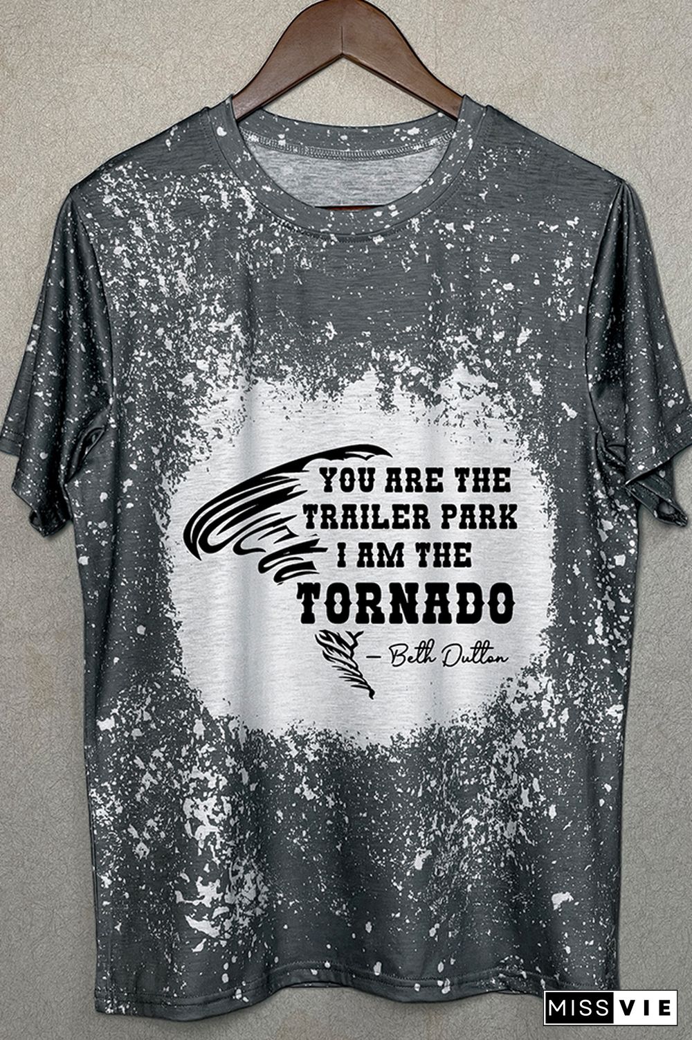 You Are The Trailer Park I am The Storm Yellowstone Ranch Graphic Tee Wholesale