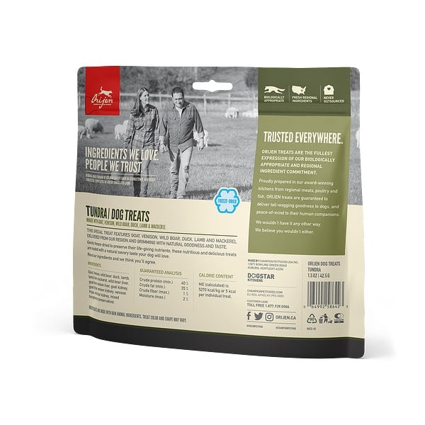 Freeze Dried Tundra Dog Treats;