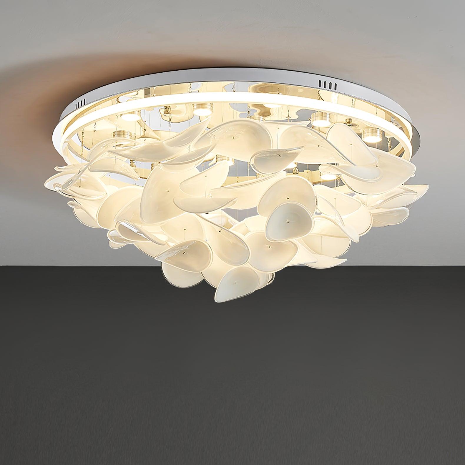 French Radici Petal Ceiling Lamp