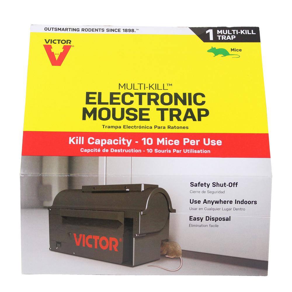 Victor Humane Battery-Powered Non-Toxic No-Touch Multi-Kill Indoor Electronic Mouse Trap M260