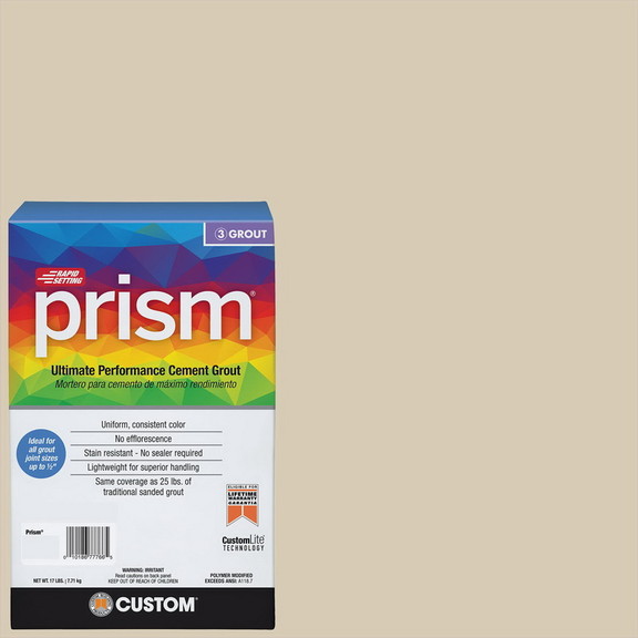 Bedrosians Custom Prism Sanded Grout  17 lb