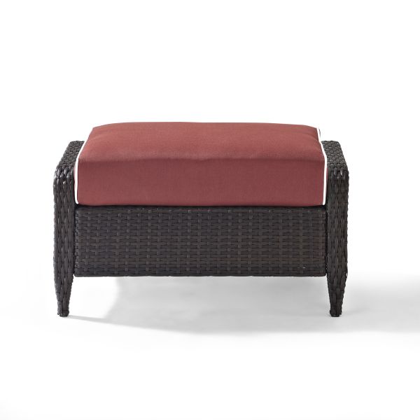 Kiawah Outdoor Wicker Ottoman