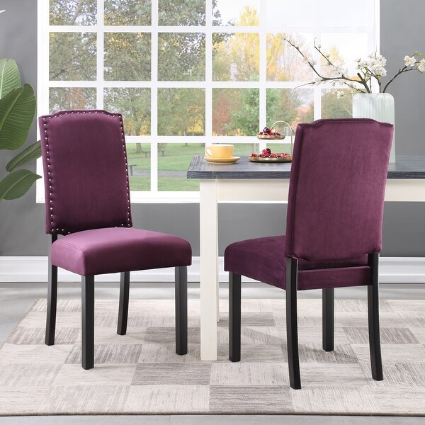 Ellica Velvet Dining Chairs (Set of 2)