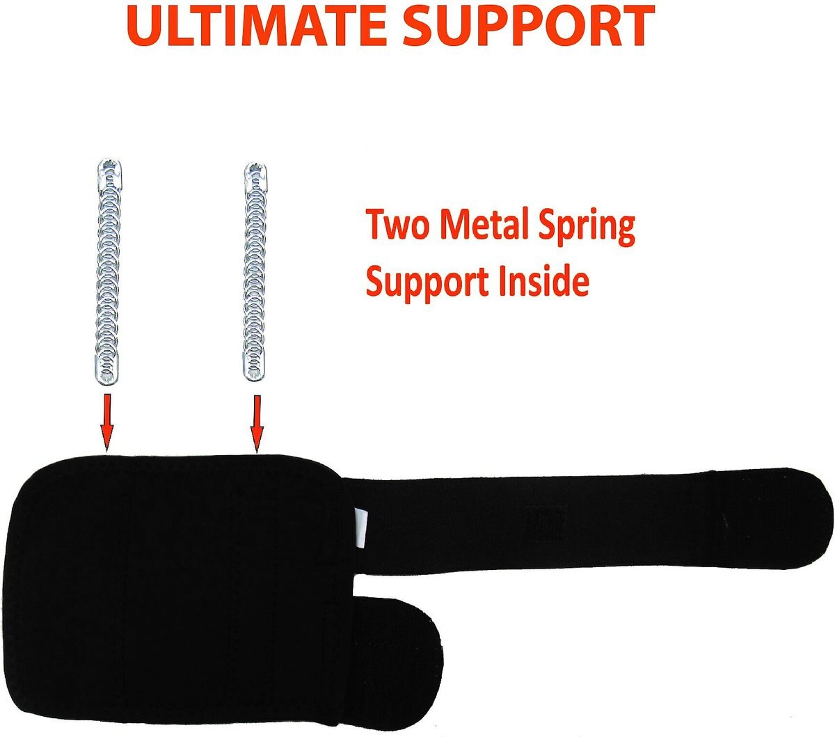 NeoAlly Front Leg Metal Spring Support Dog Brace