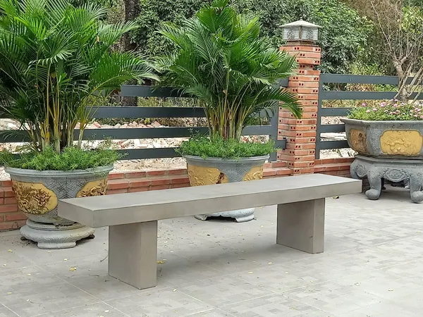 Concrete Bench Outdoor City Squares Environmentally Friendly Beautiful And Design Traditional From Vietnam