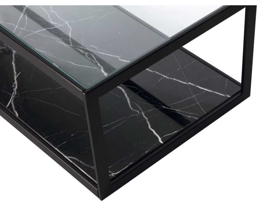 Rectangular Black Marble Coffee Table  Liang  ampEimil Tamon   Industrial   Coffee Tables   by Oroa   Distinctive Furniture  Houzz