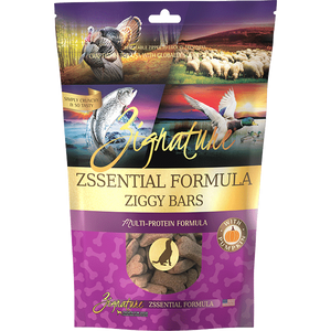 Zignature Ziggy Bars Zessential Formula Crunchy Dog Treats 12oz