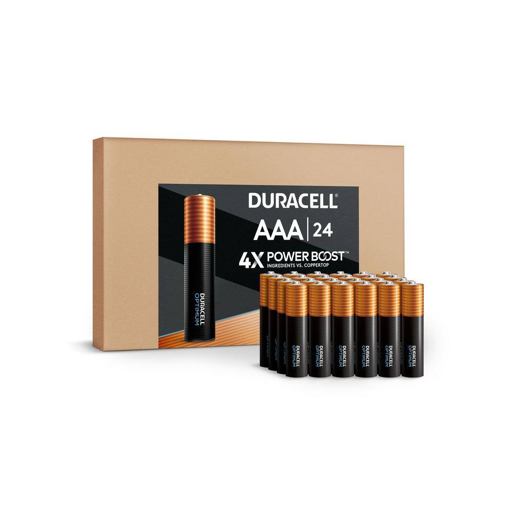 Duracell Optimum AAA Batteries (24-Pack) Triple A Alkaline Battery (Pro Pack) 004133304280