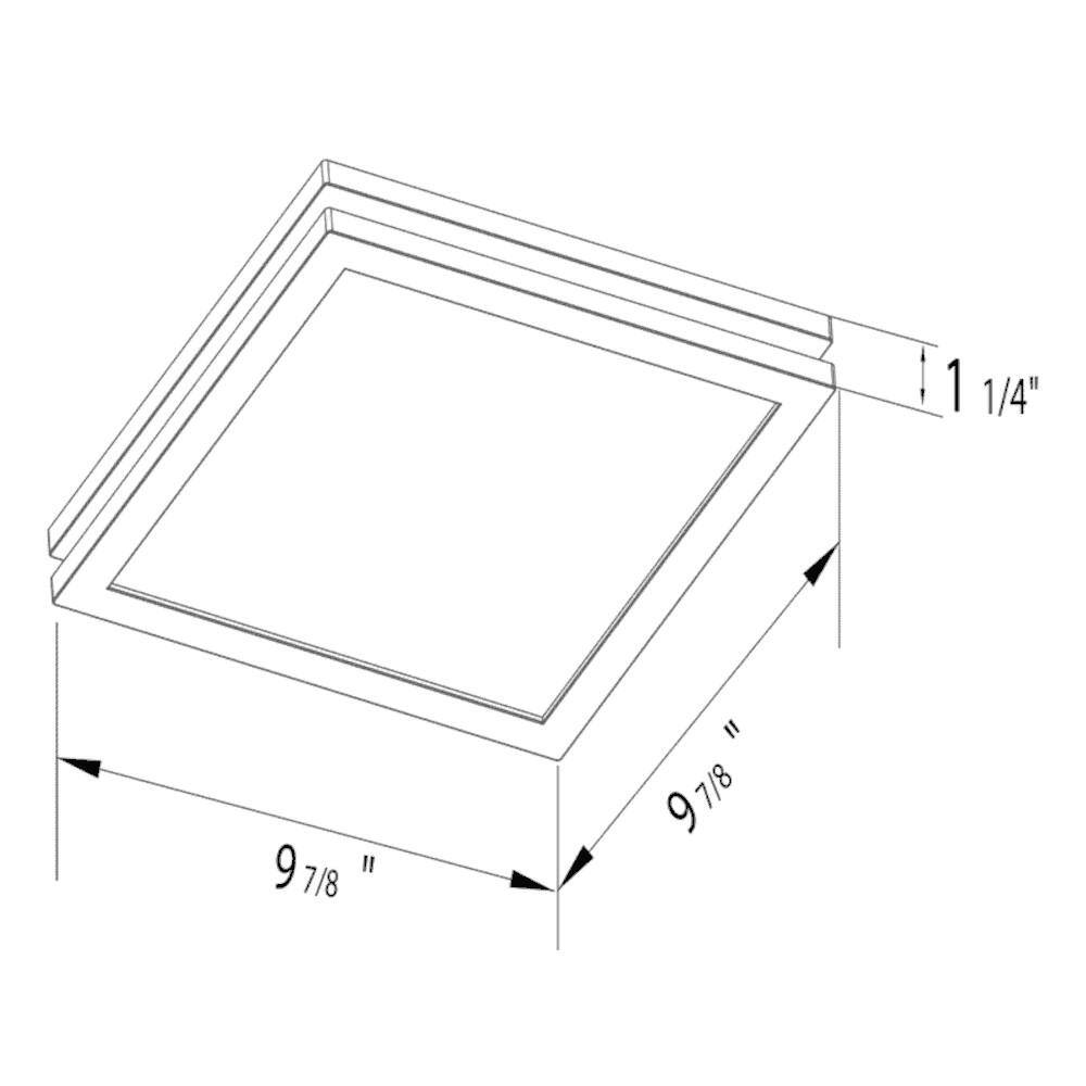 Delta Breez Slim 70 CFM Ceiling or Wall Bathroom Exhaust Fan with Edge-Lit Dimmable LED Light ENERGY STAR SLM70ELED