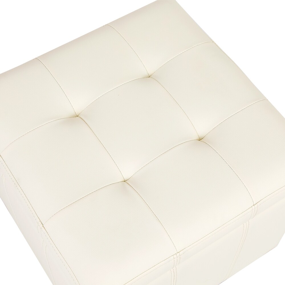 Adeco Storage Ottoman 18\