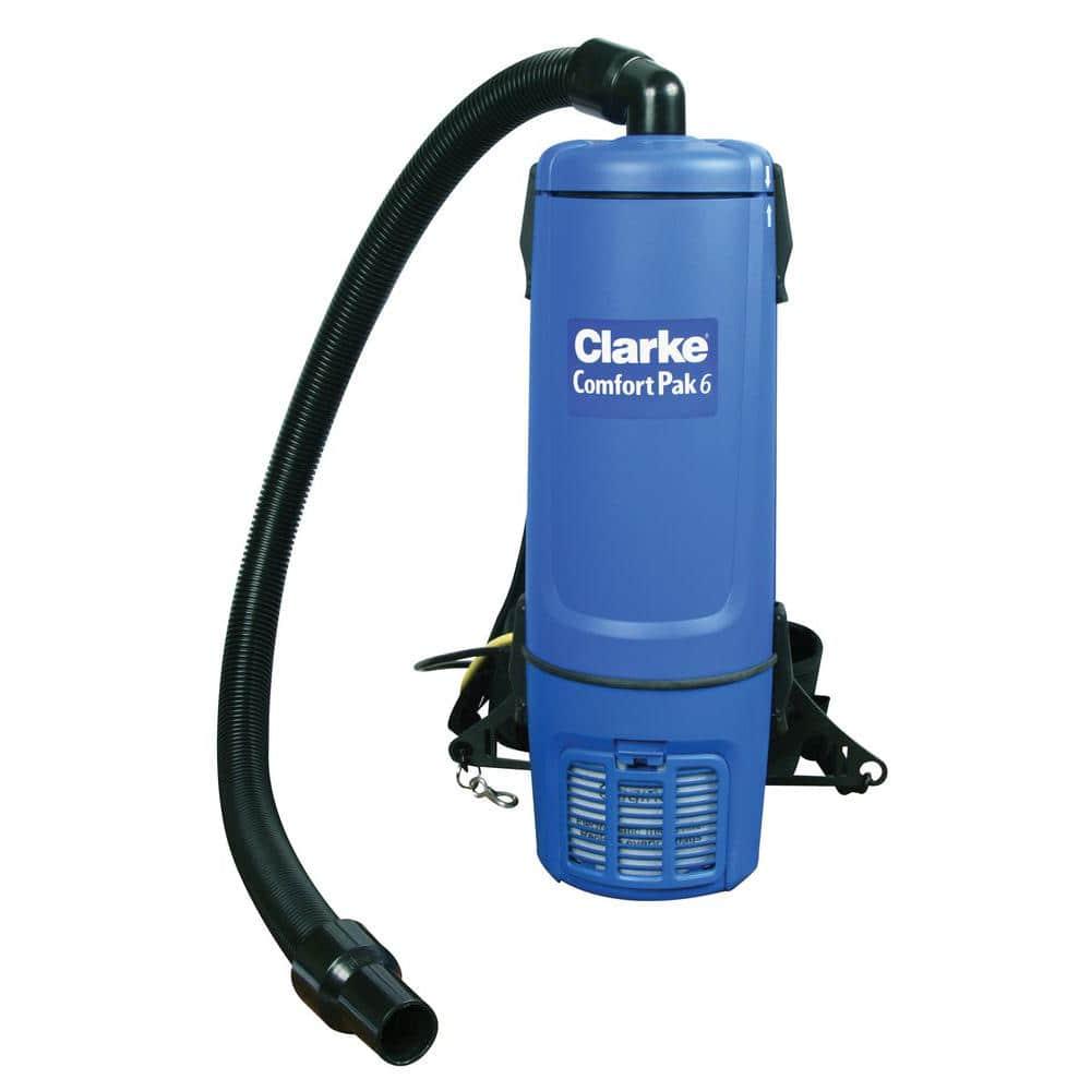 Clarke Comfort Pak 6 Qt Commercial Backpack Vacuum Cleaner with Tool Kit