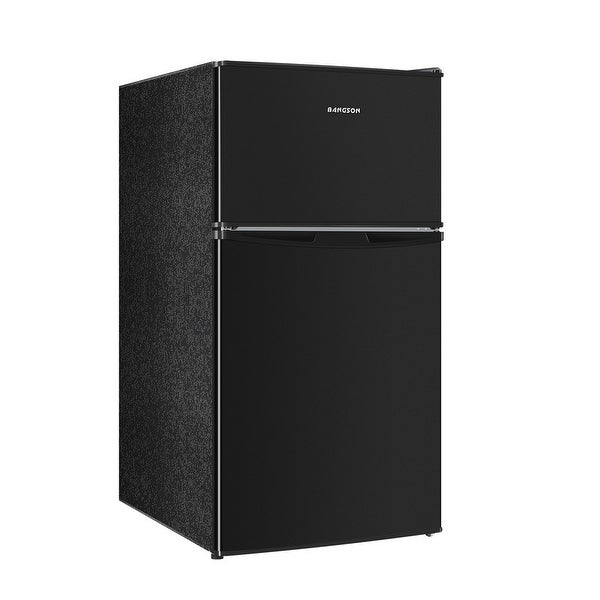 3.2 cu.ft. Mini Refrigerator with Freezer， Reversible Single Door， Energy Saving， Low Noise