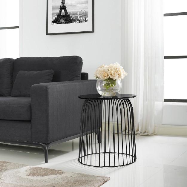 Wallace Accent Table Black Finch