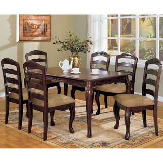 Venetian Worldwide Townsville I 7-Piece Dark Walnut Dining Set CM3109T-7PK