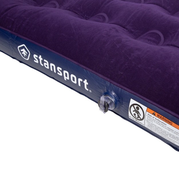 Stansport Deluxe Inflatable Air Bed Mattress Queen Size