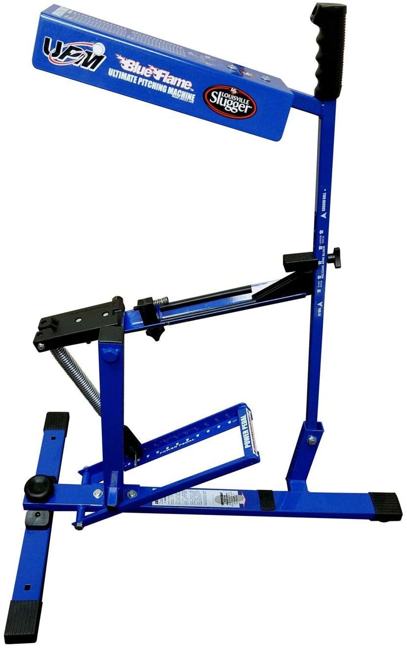 ‘- The Blue Flame Ultimate Pitching Machine