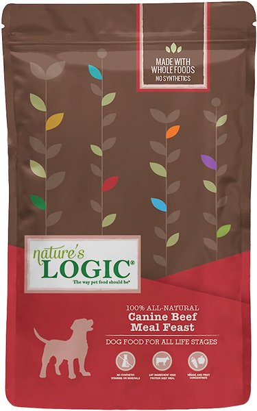 Nature's Logic Canine Beef Meal Feast All Life Stages Dry Dog Food