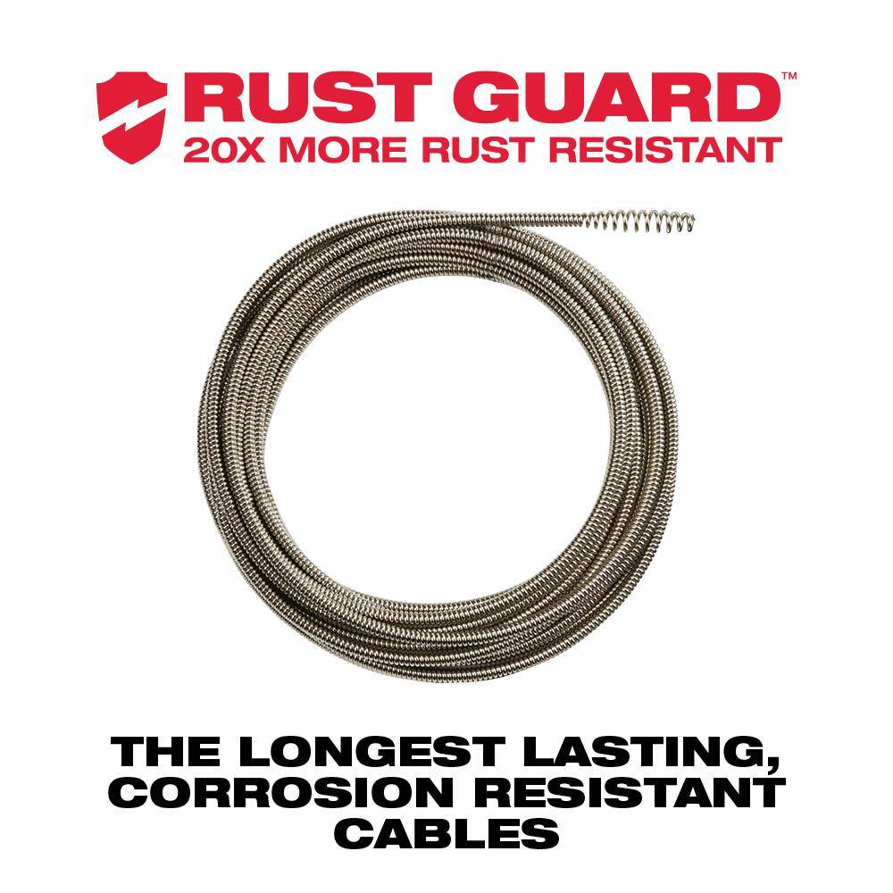 MW 516 in. x 75 ft. Inner Core Drop Head Cable with Rustguard 48-53-2772