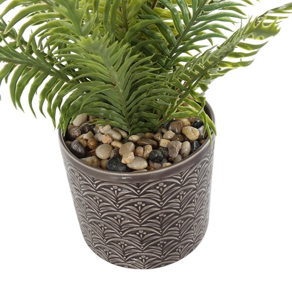 Green Faux Foliage Artificial Plant