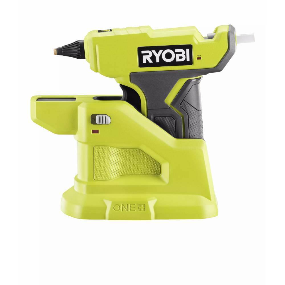 RYOBI ONE+ 18V Cordless Compact Glue Gun Kit with 1.5 Ah Battery and 18V Charger P306K1N