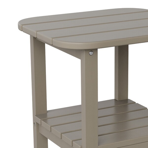 Commercial Grade AllWeather Adirondack Style Patio Side Table