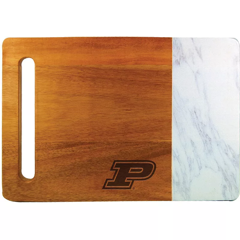 Purdue Boilermakers Cutting and Serving Board with Faux Marble