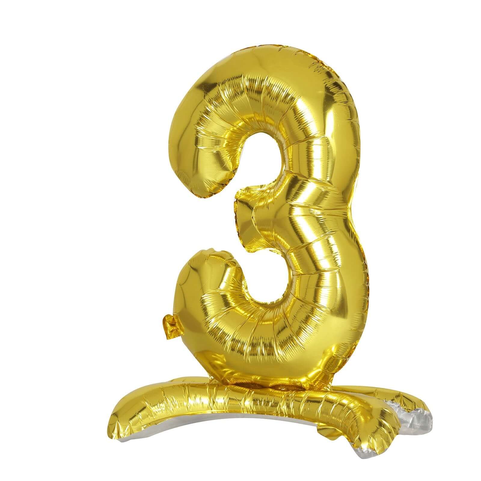 Gold Self Standing Helium/Air Mylar Foil Letter and Number Balloons 27