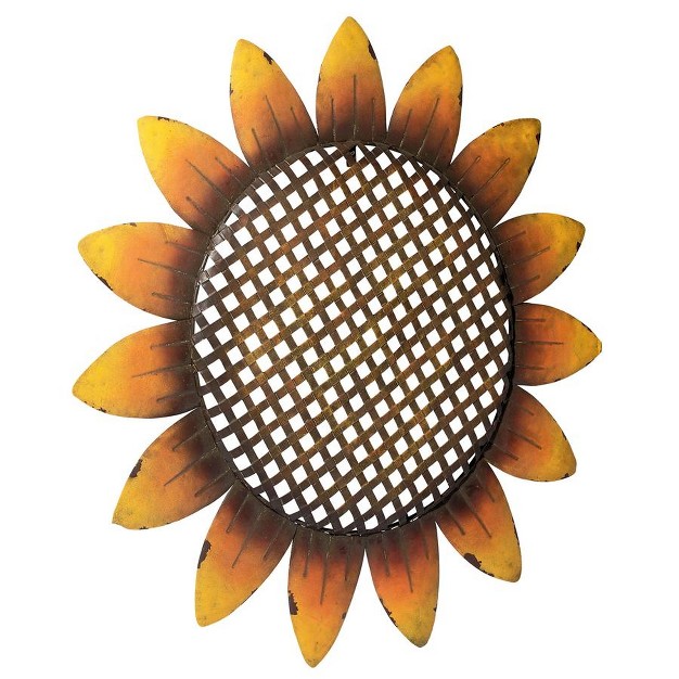 Design Toscano Van Grow Supersized Sunflower Wall Sculpture